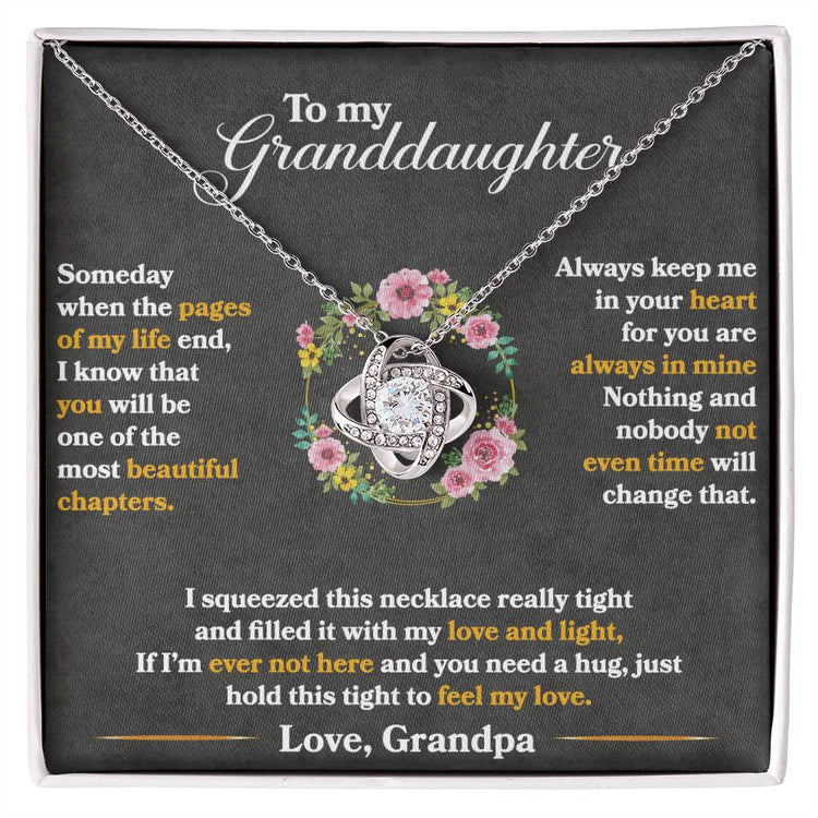 Keep Me In Your Heart - Love Knot Necklace - Marlofy.com