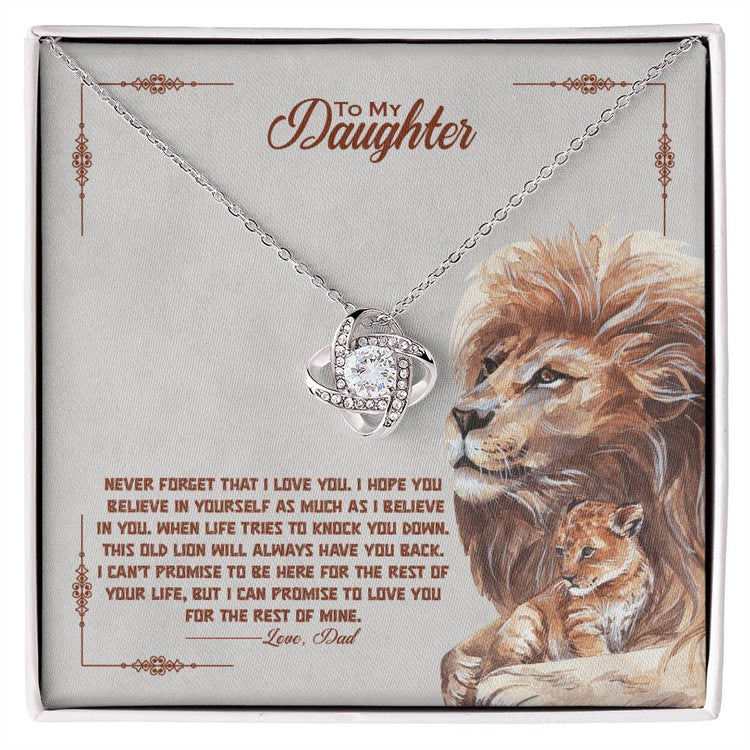 Never Forget - Love Knot Necklace - Marlofy.com