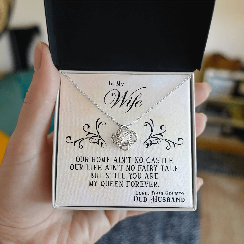 My Queen Forever - Love Knot Necklace - Marlofy.com