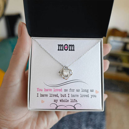 My Whole Life - Love Knot Necklace - Marlofy.com