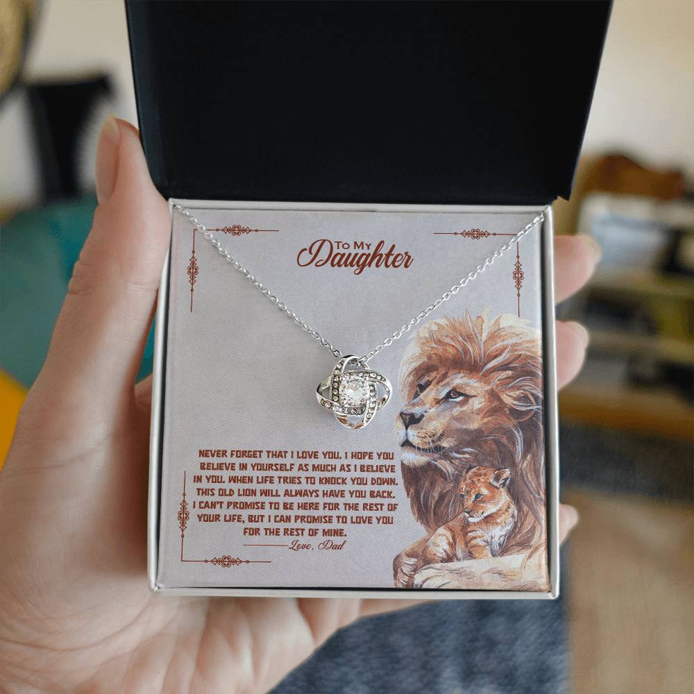 Never Forget - Love Knot Necklace - Marlofy.com