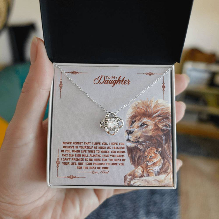Never Forget - Love Knot Necklace - Marlofy.com