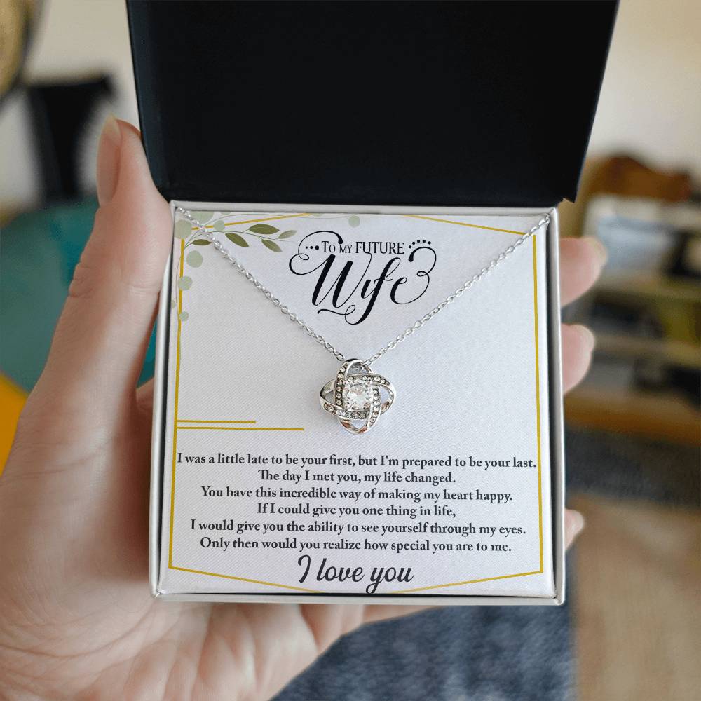 Future Wife - Love Knot Necklace - Marlofy.com