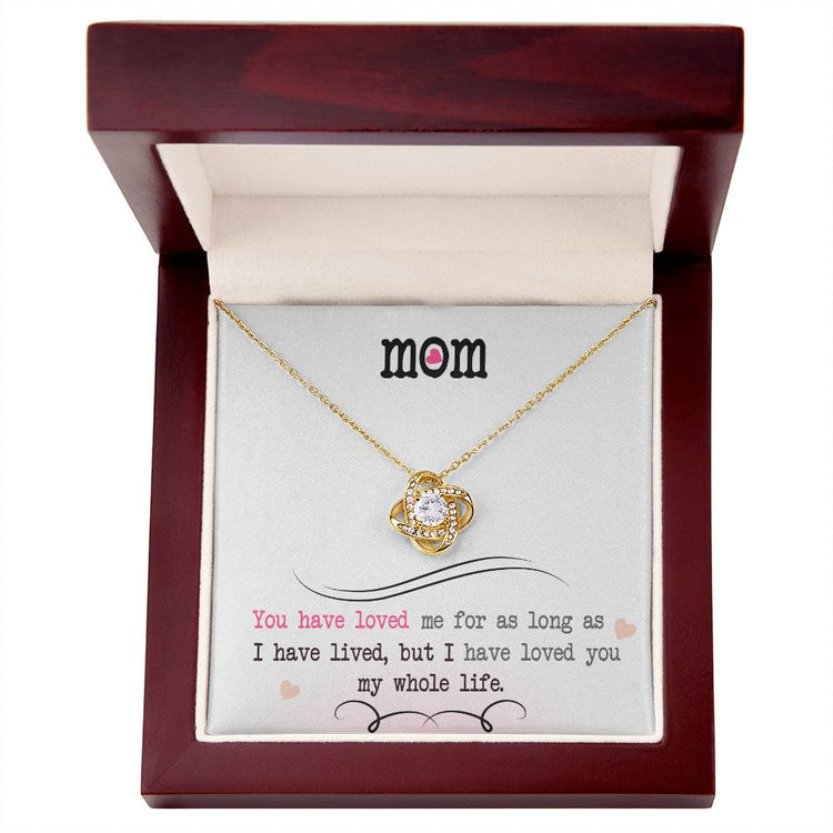 My Whole Life - Love Knot Necklace - Marlofy.com