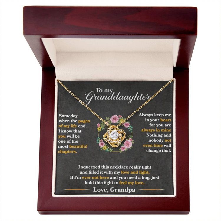 Keep Me In Your Heart - Love Knot Necklace - Marlofy.com