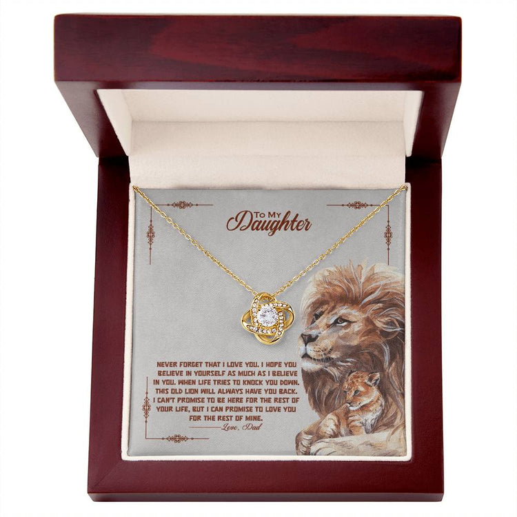 Never Forget - Love Knot Necklace - Marlofy.com