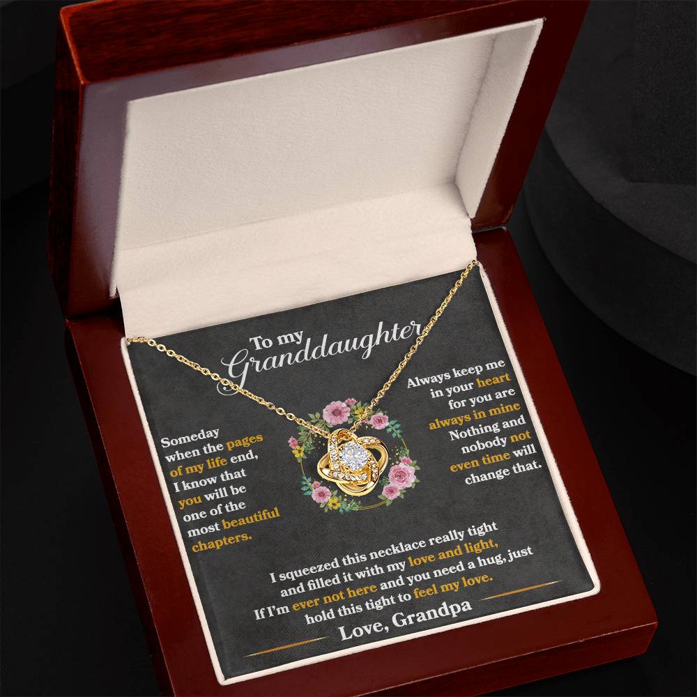Keep Me In Your Heart - Love Knot Necklace - Marlofy.com