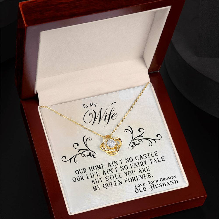 My Queen Forever - Love Knot Necklace - Marlofy.com
