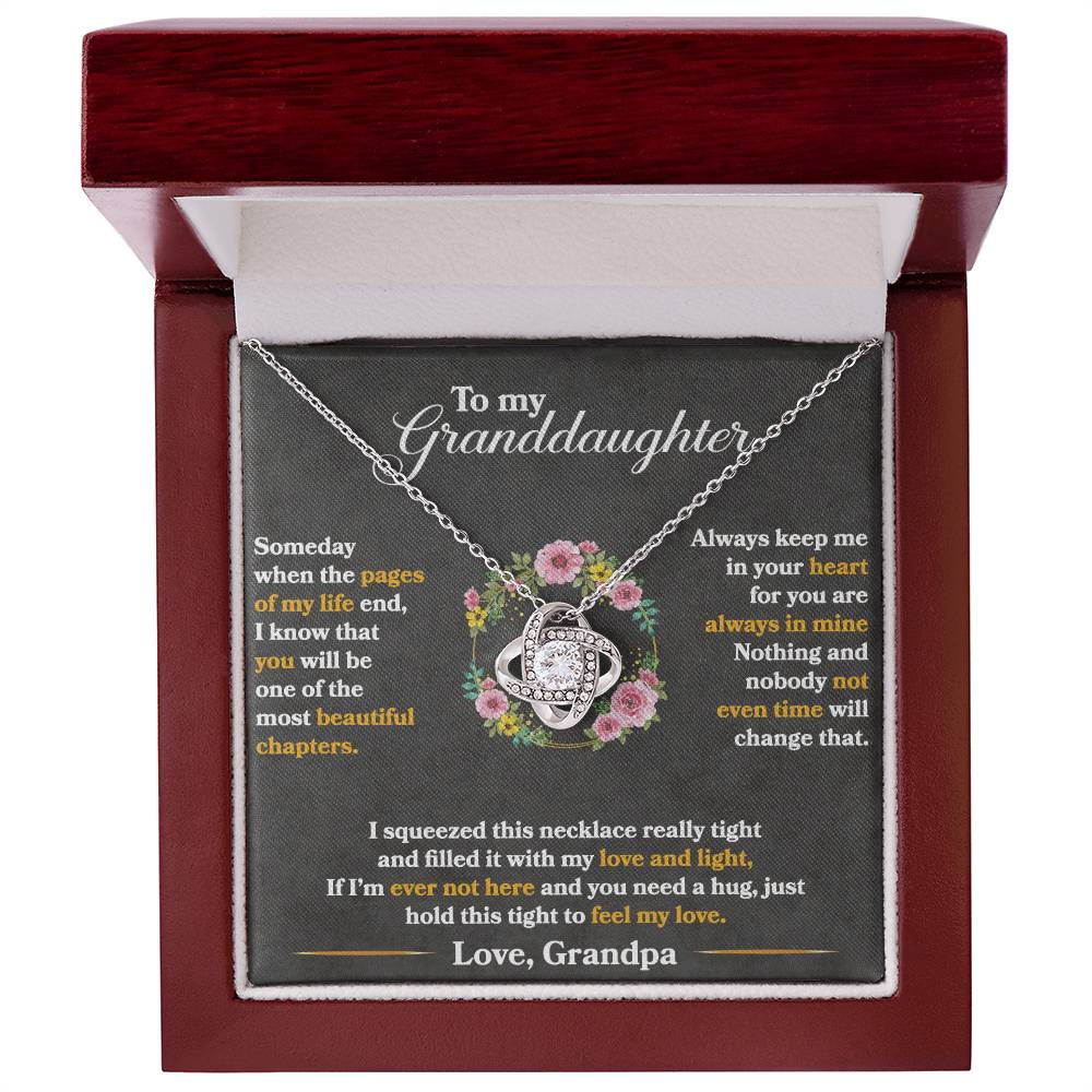 Keep Me In Your Heart - Love Knot Necklace - Marlofy.com