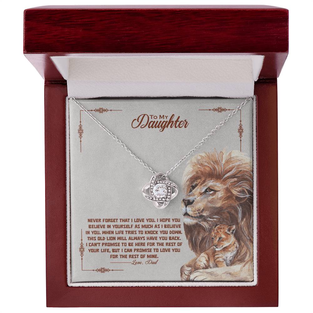 Never Forget - Love Knot Necklace - Marlofy.com