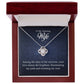 To My Amazing Wife - Love Knot Necklace - Marlofy.com