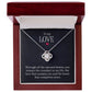 To My Love - Lov eKnot Necklace - Marlofy.com