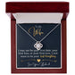 To My Last Everything - Love Knot Necklace - Marlofy.com