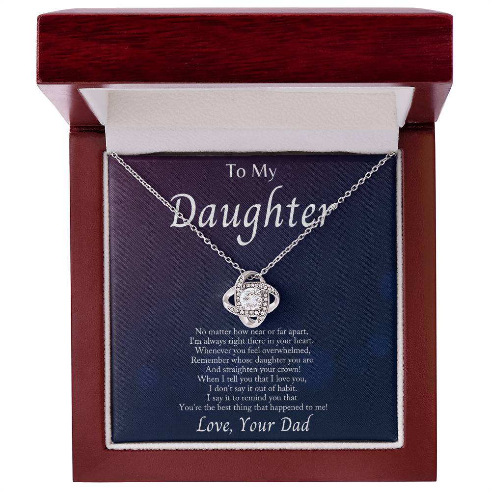Im Always With You - Love Knot Necklacec - Marlofy.com