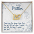 Thank You For Always Being There - Interlocking Hearts Necklace - Marlofy.com