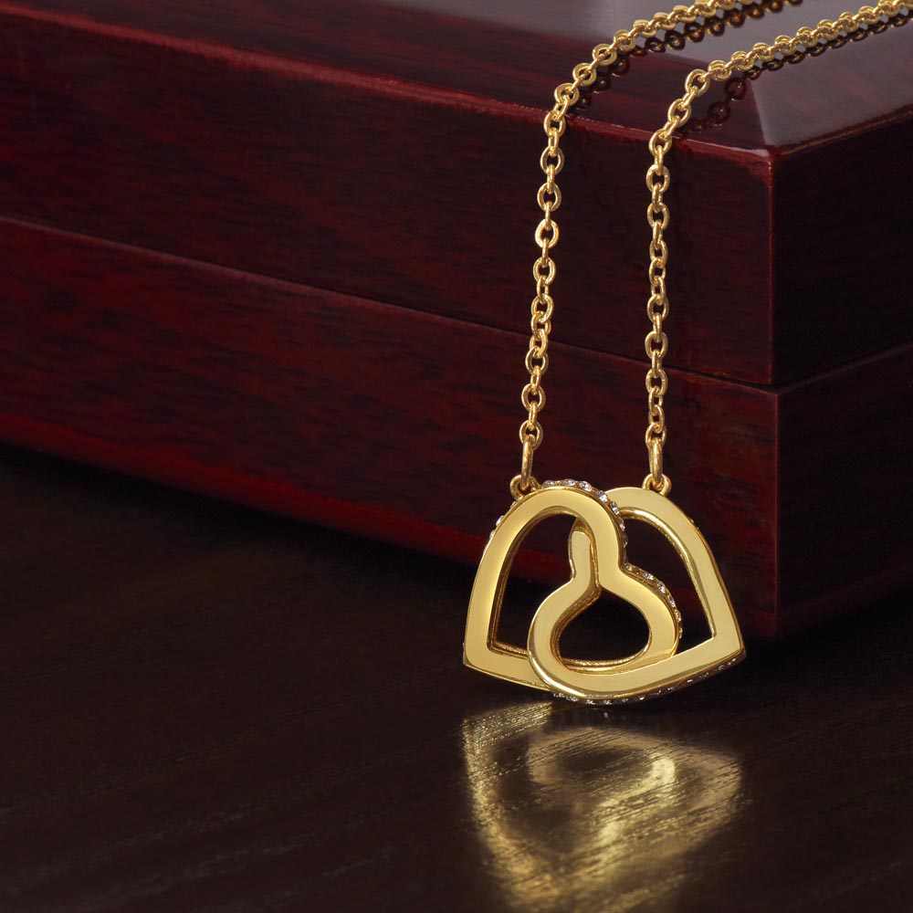 Interlocking Hearts Necklace - Marlofy.com