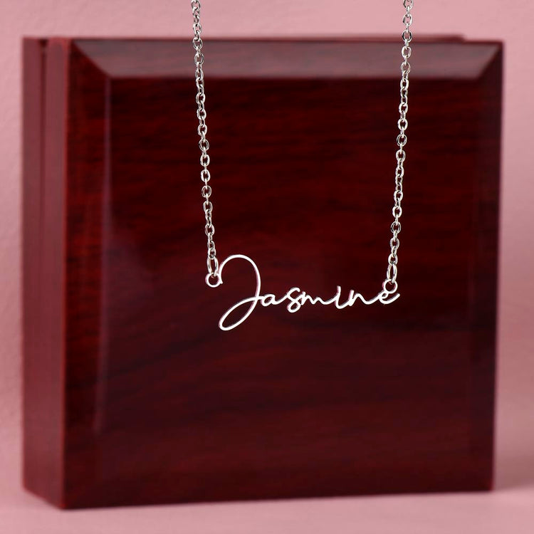 Signature Style Name Necklace - Marlofy.com