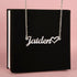 Classic Heart Style Name Necklace - Marlofy.com