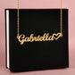 Classic Heart Style Name Necklace - Marlofy.com