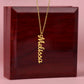 Classic Vertical Name Necklace - Marlofy.com