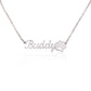 Classic Paw Print Name Necklace - Marlofy.com