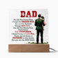Thank You Dad - Acrylic Square - Marlofy.com