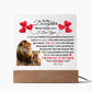 To My Daughter Old Lion – Acrylic Square - Marlofy.com