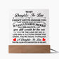 To My Daughter-in-Law Honor – Acrylic Square - Marlofy.com