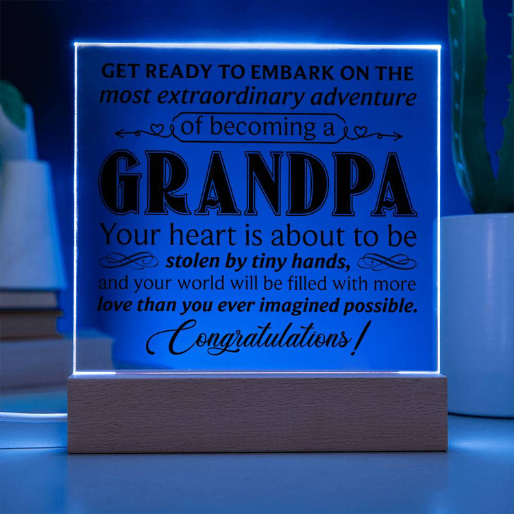 Grandpa – Acrylic Square - Marlofy.com