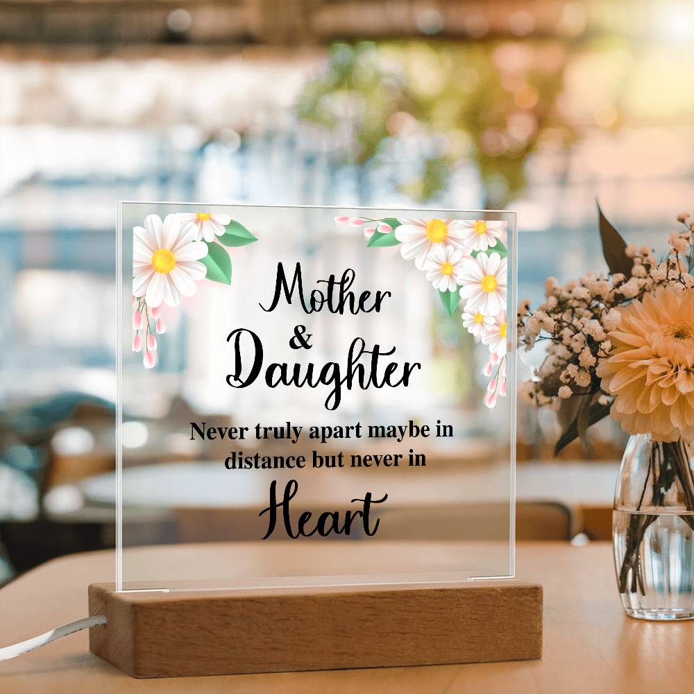 To My Daughter Distance – Acrylic Square - Marlofy.com