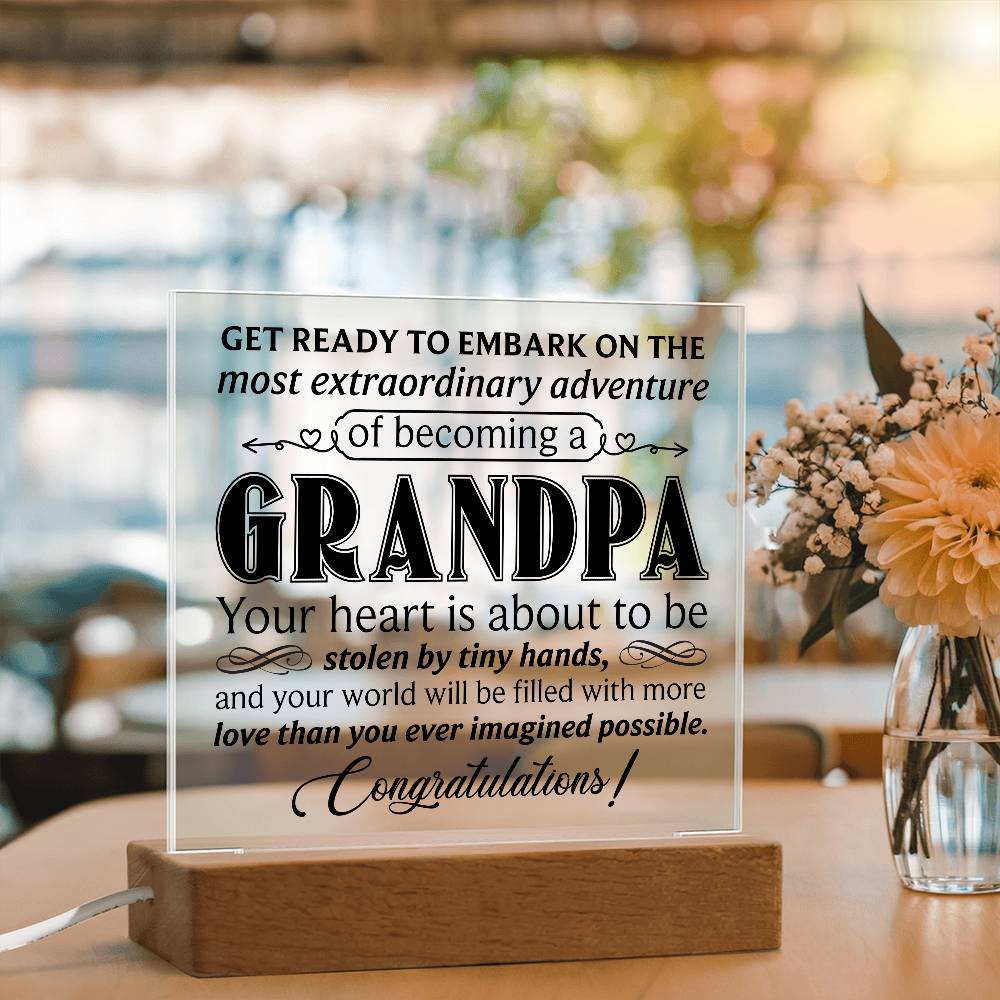 Grandpa – Acrylic Square - Marlofy.com