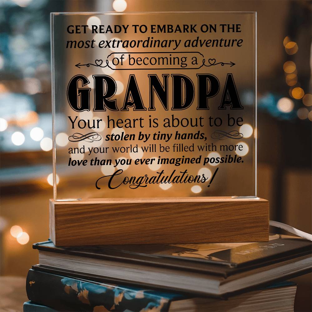 Grandpa – Acrylic Square - Marlofy.com