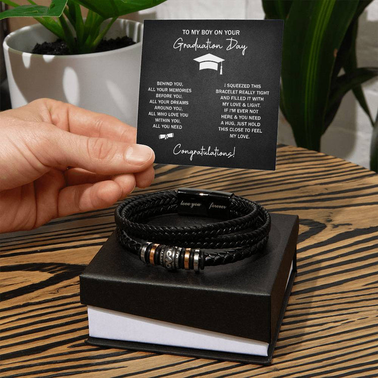 To My Boy Graduation Dreams (Love You) – Bracelet - Marlofy.com
