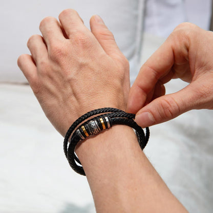 Love You Forever Believe Deep (To My Grandson) – Bracelet - Marlofy.com