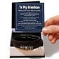 Love You Forever Will Never Lose (To My Grandson) – Bracelet - Marlofy.com