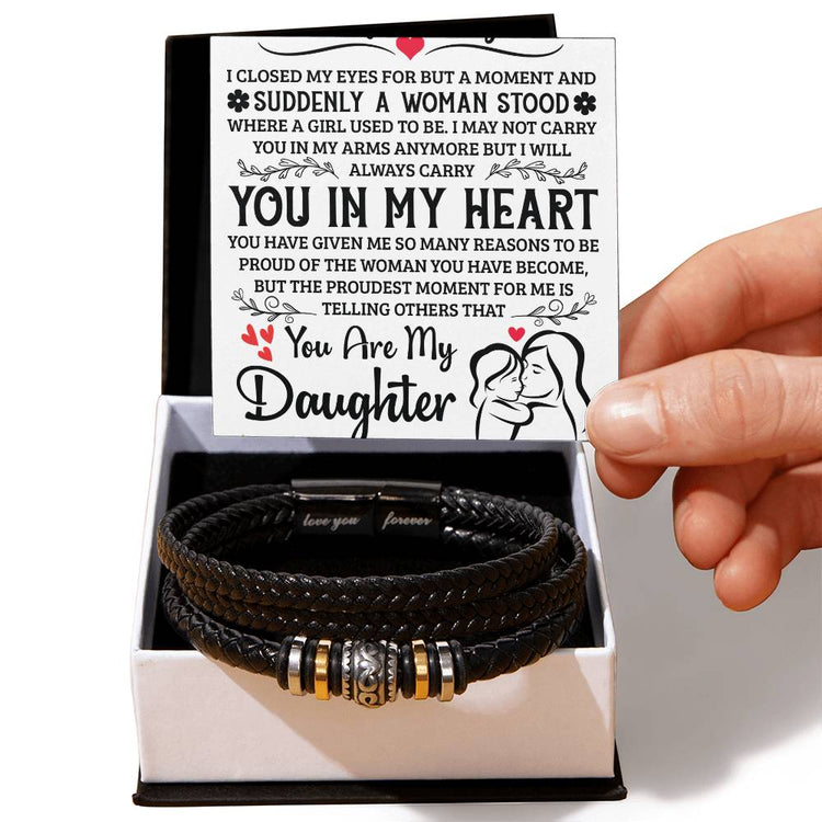 To My Stepdad Choice to Love – Bracelet - Marlofy.com