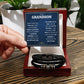 Never Forget Love You Forever (To My Grandson) – Bracelet - Marlofy.com
