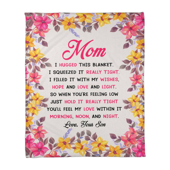 Mom You Will My Love In It – Coral Fleece Blanket - Marlofy.com