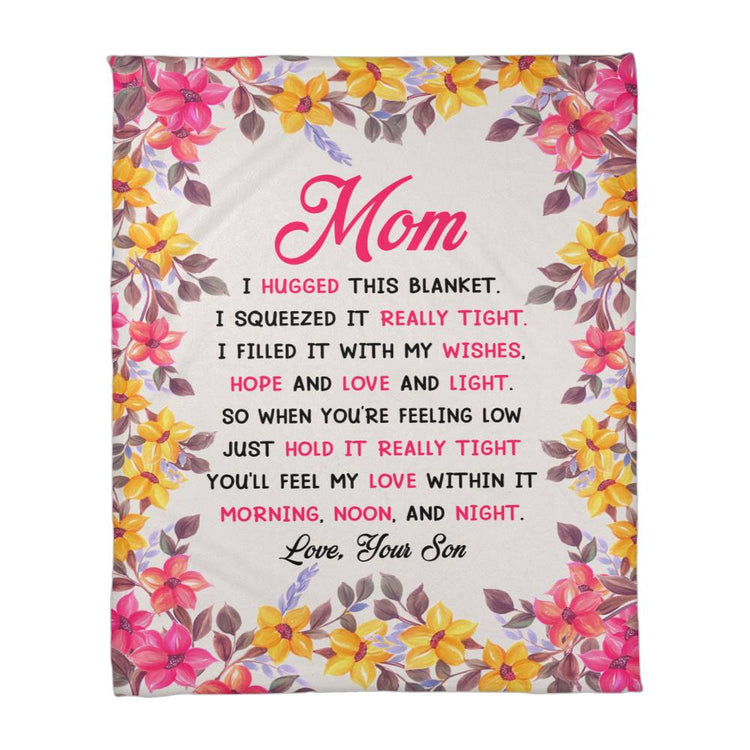 Mom You Will My Love In It – Coral Fleece Blanket - Marlofy.com