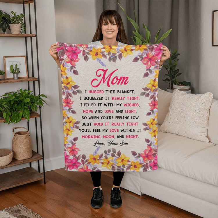 Mom You Will My Love In It – Coral Fleece Blanket - Marlofy.com