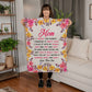 Mom You Will My Love In It – Coral Fleece Blanket - Marlofy.com
