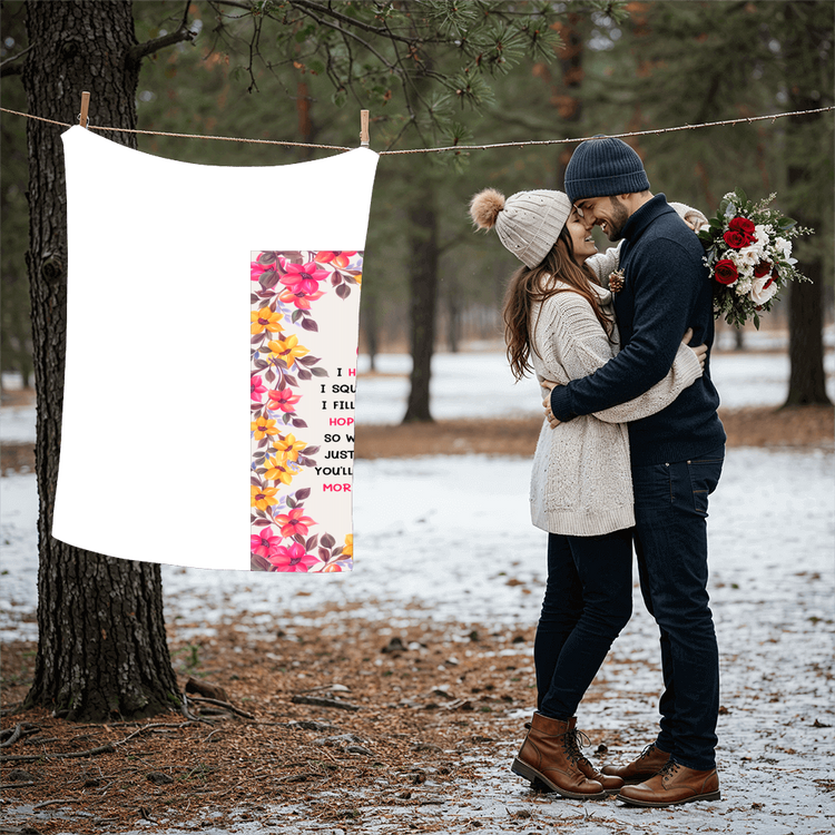 Mom You Will My Love In It – Coral Fleece Blanket - Marlofy.com