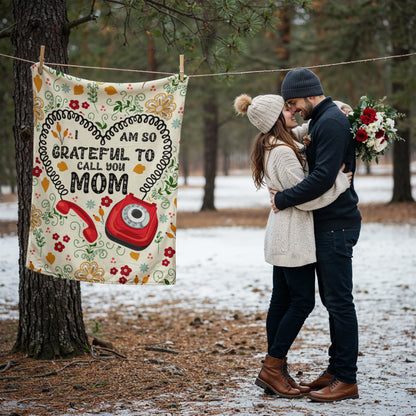 I Am So Grateful – Coral Fleece Blanket - Marlofy.com