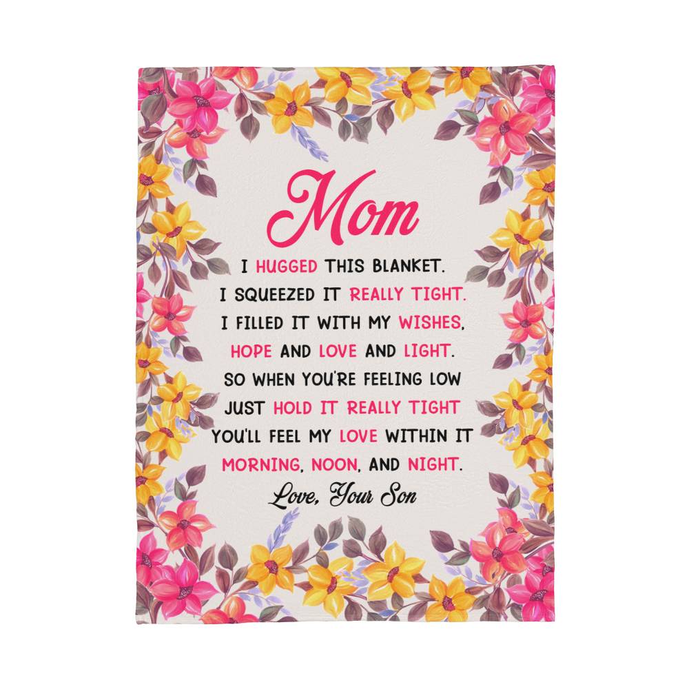 Mom You Will My Love In It – Coral Fleece Blanket - Marlofy.com