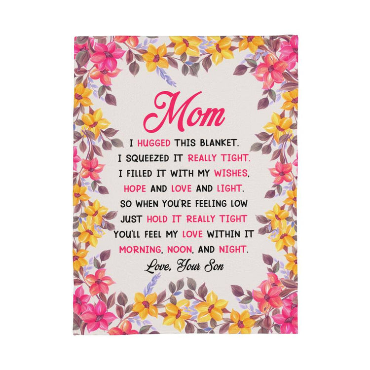 Mom You Will My Love In It – Coral Fleece Blanket - Marlofy.com