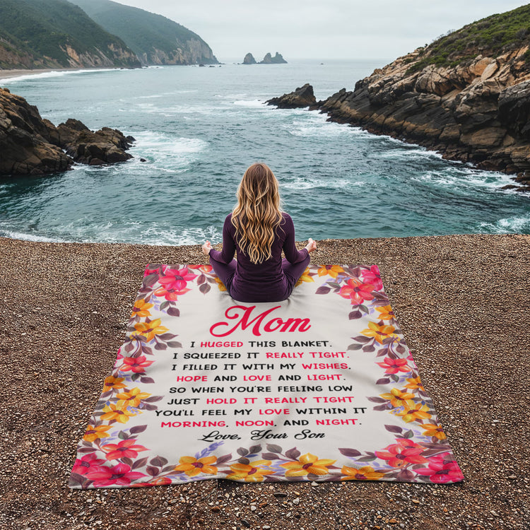 Mom You Will My Love In It – Coral Fleece Blanket - Marlofy.com
