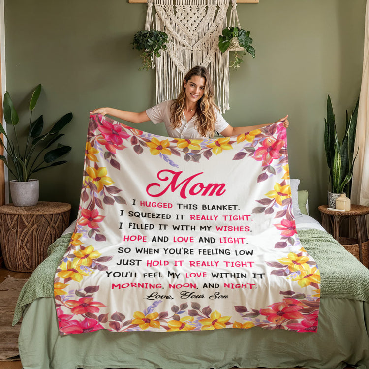 Mom You Will My Love In It – Coral Fleece Blanket - Marlofy.com