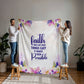 Faith Does Not Make Things Easy – Mink Touch Fleece Blanket - Marlofy.com