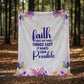 Faith Does Not Make Things Easy – Mink Touch Fleece Blanket - Marlofy.com