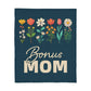 Bonus Mom – Jersey Fleece Blanket - Marlofy.com